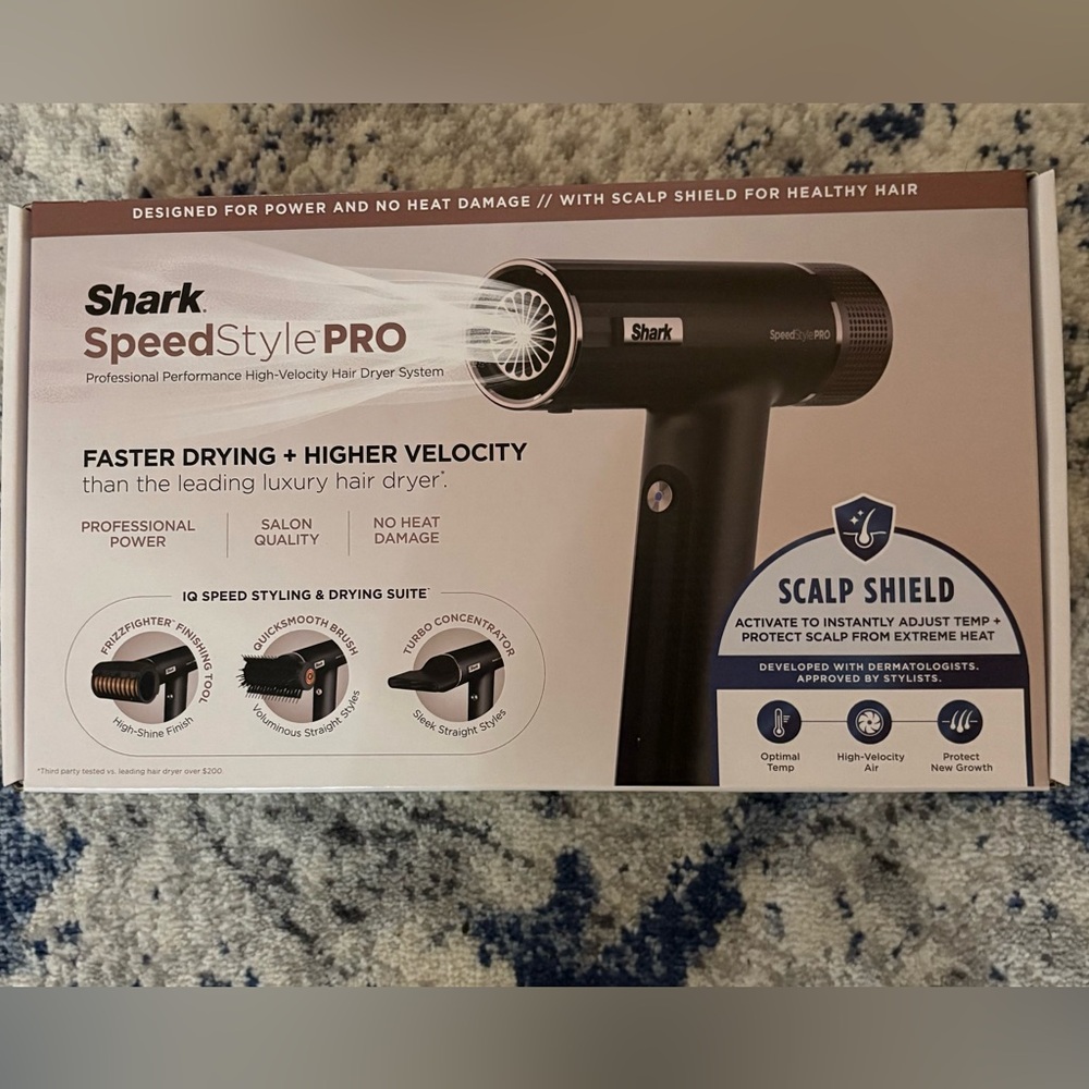 Shark SpeedStyle Pro Professional Performance High-Velocity Hair Dryer